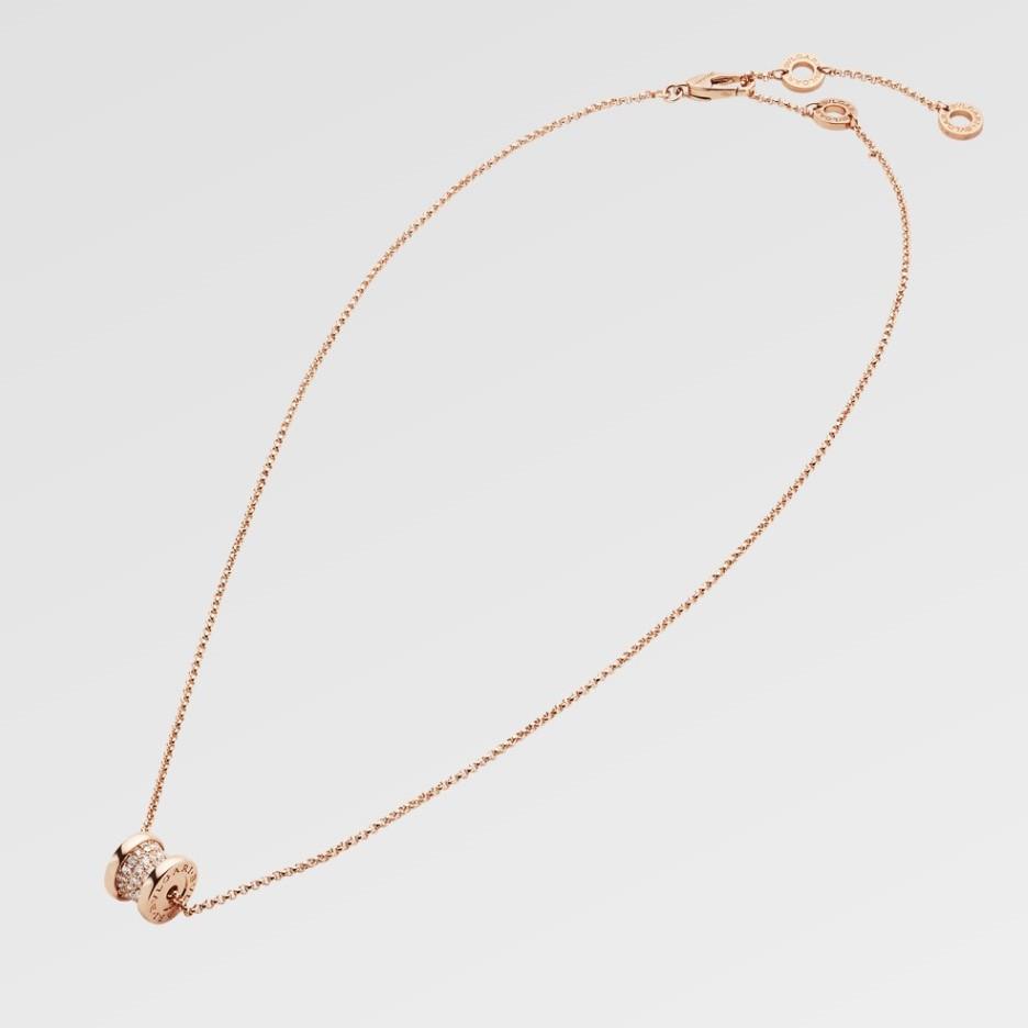 Bvlgari B.zero1 Necklace Rose Gold For Women 351116