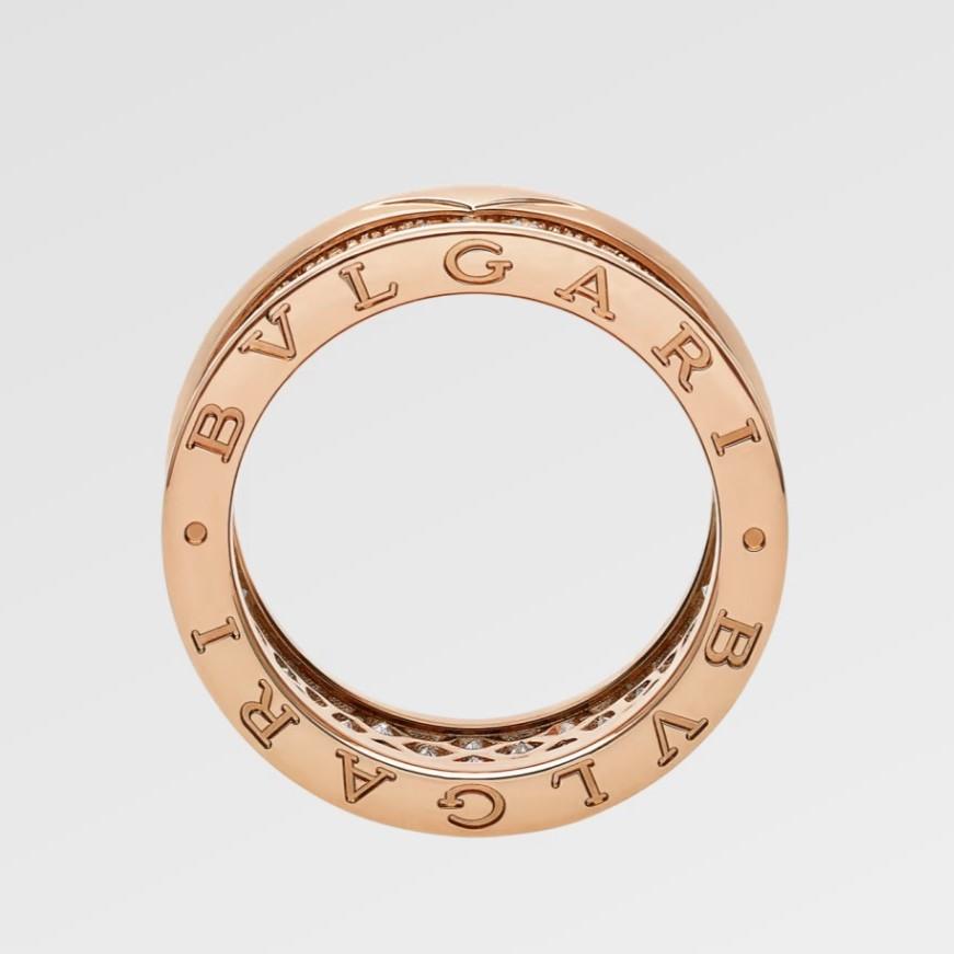 Bvlgari B.zero1 Ring Rose Gold For Women 361147