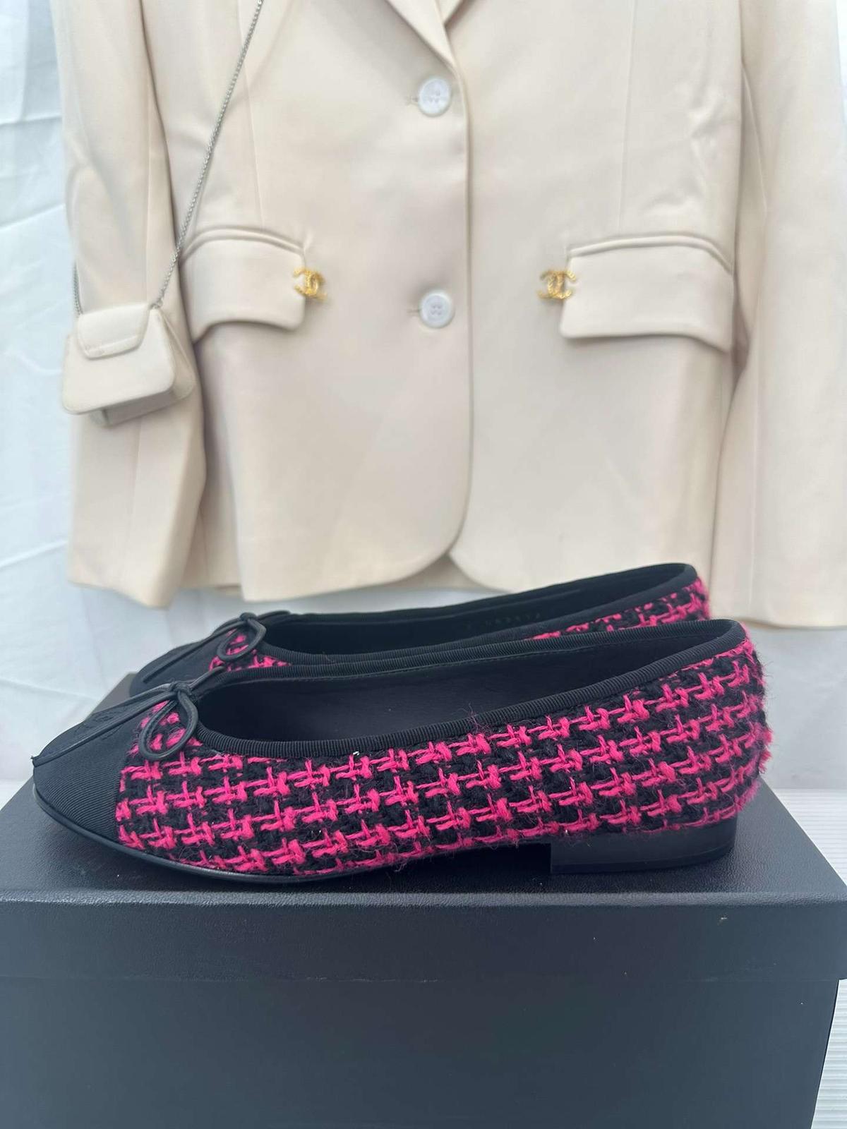 Chanel Ballerina Logo Ballet Rose pour les femmes