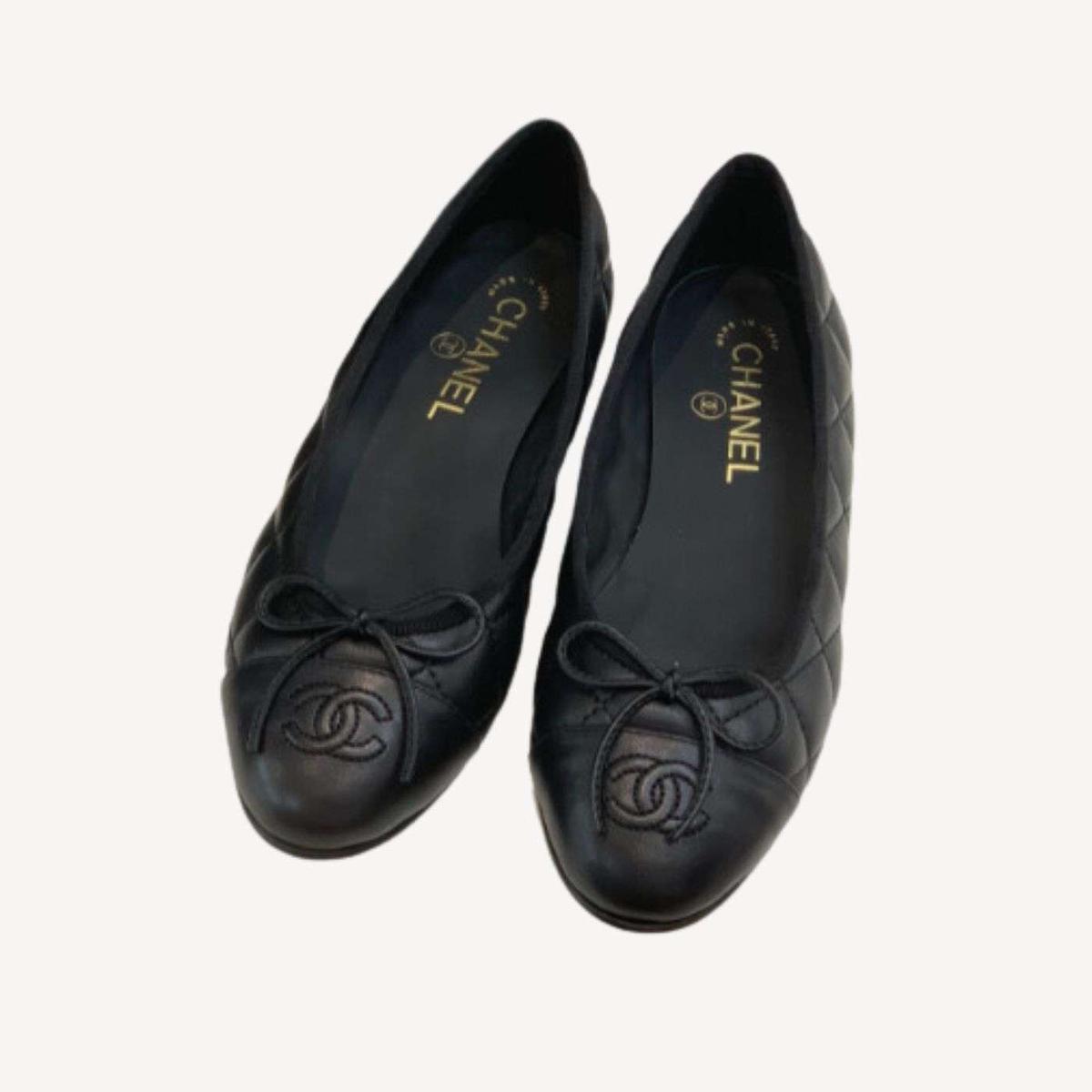 Chanel Ballet Flats Noir pour les femmes