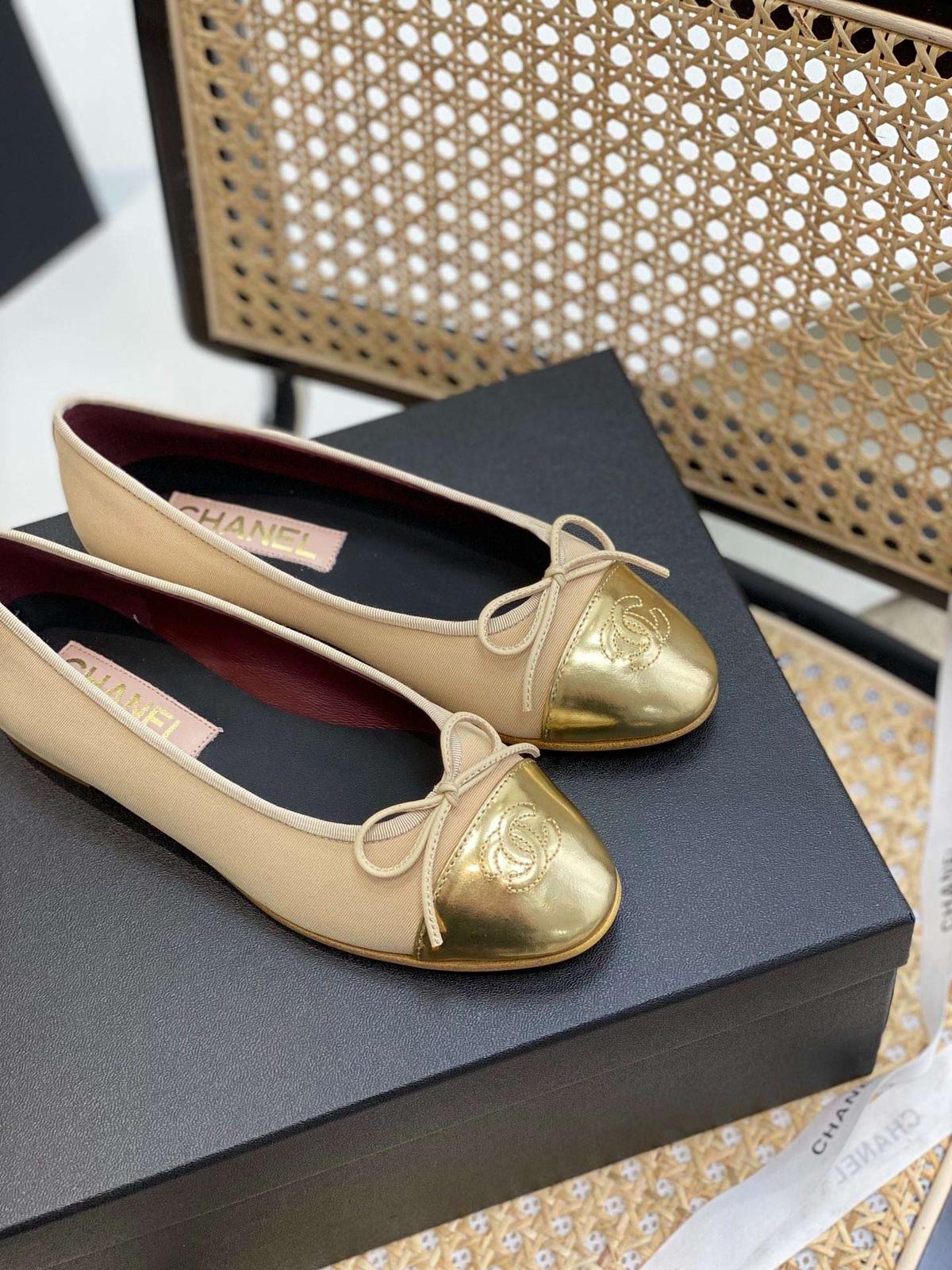 Chanel Ballet Flats Or pour les femmes