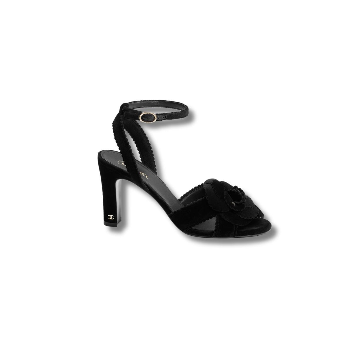 Sandales Chanel noir pour les femmes G45927 B17944 94305