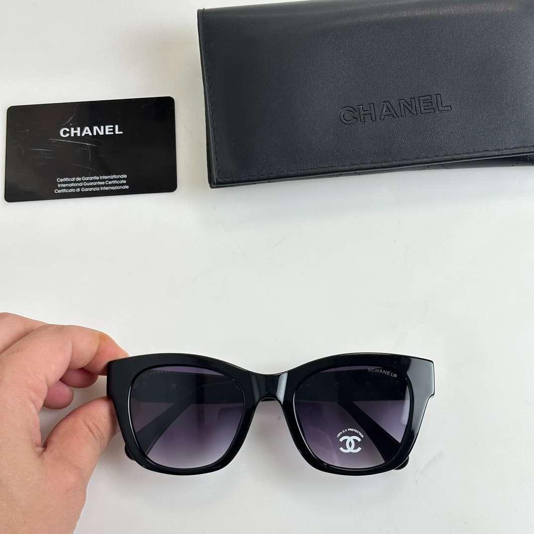 Chanel Square Sunglasses Black For Women