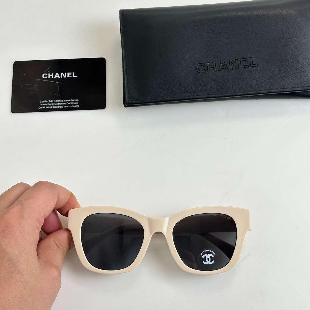 Chanel Square Sunglasses White For Women