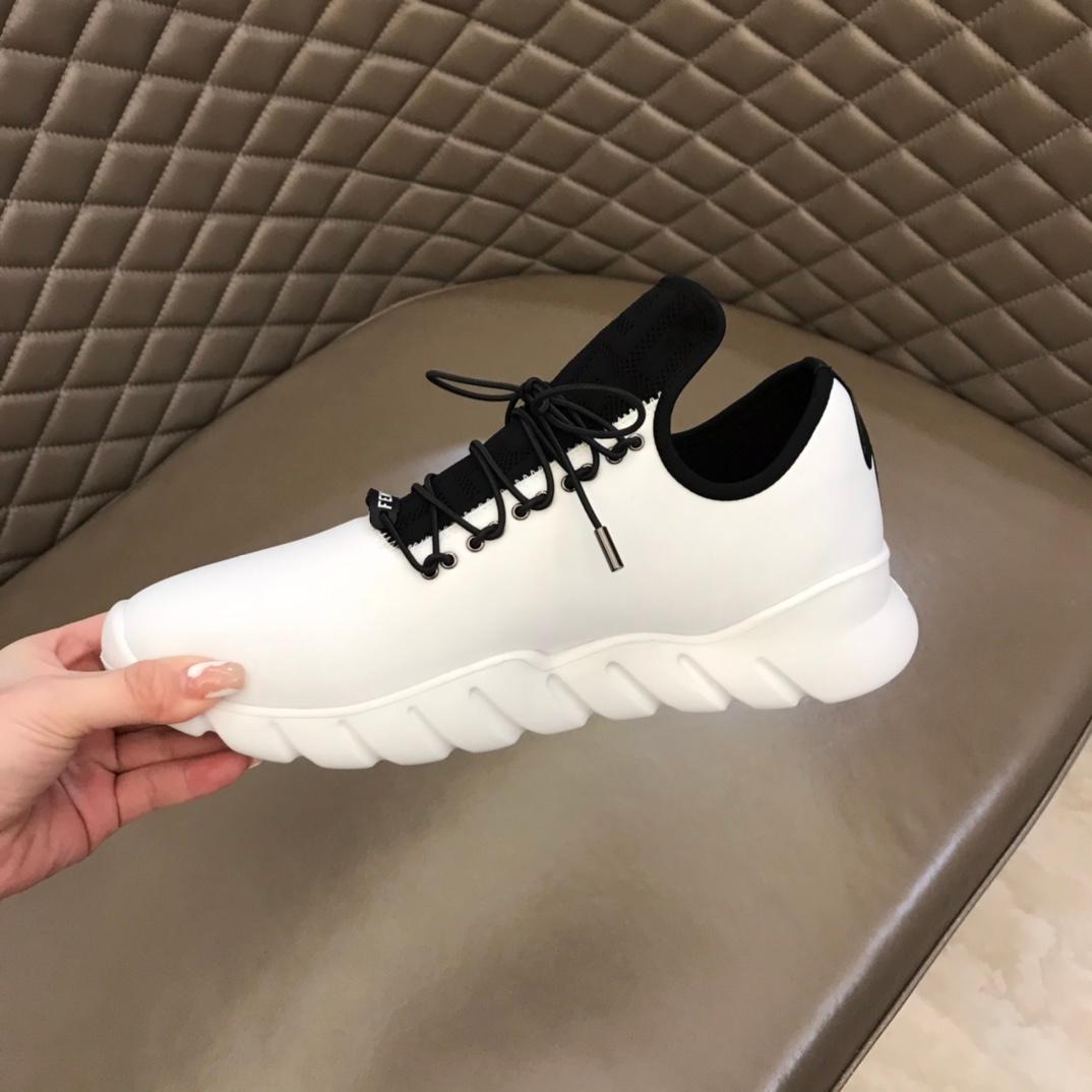 Fendi FD Faster Trainers Blanc pour les hommes