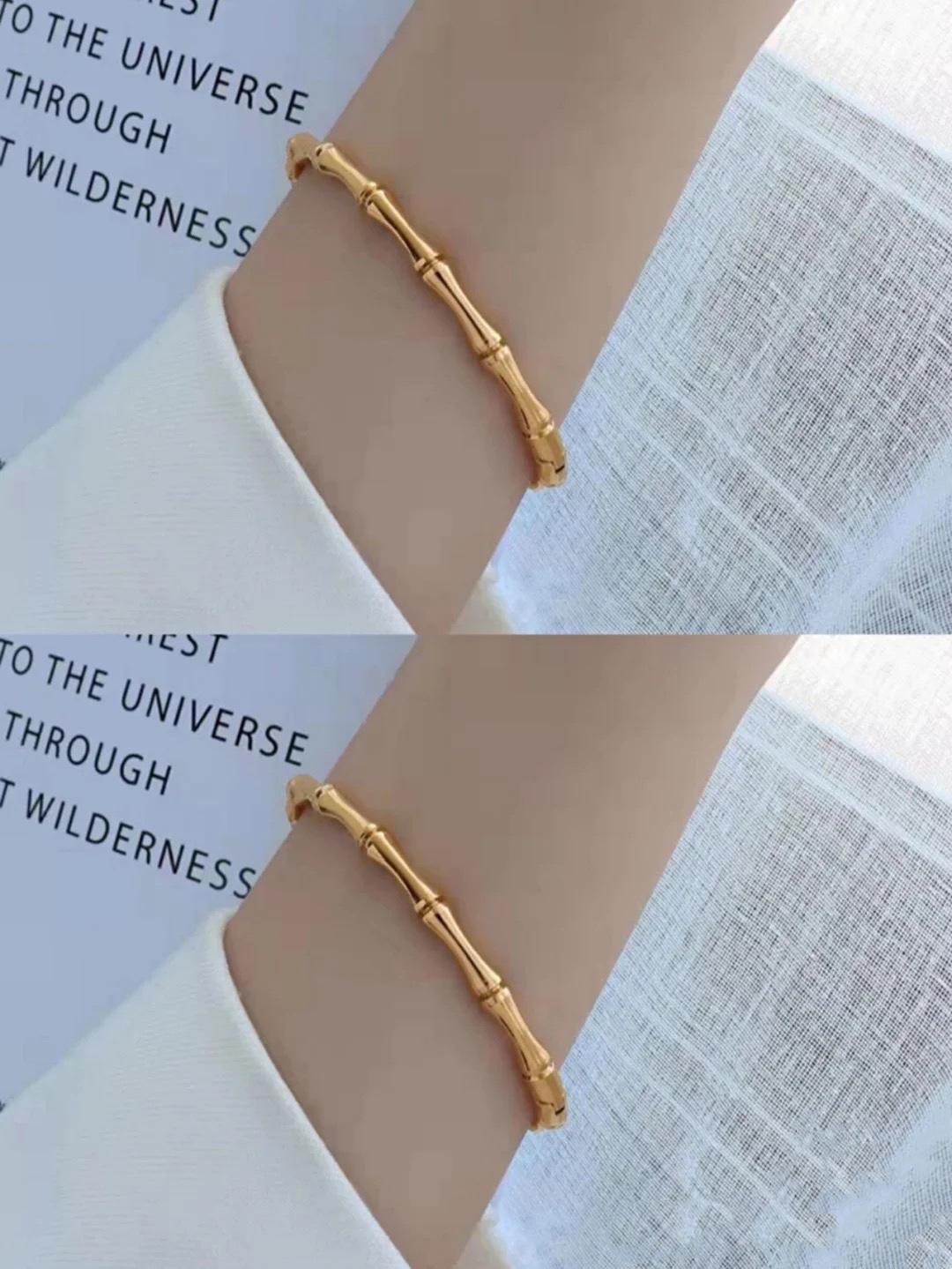 Gucci Bamboo Bracelet Or pour les femmes