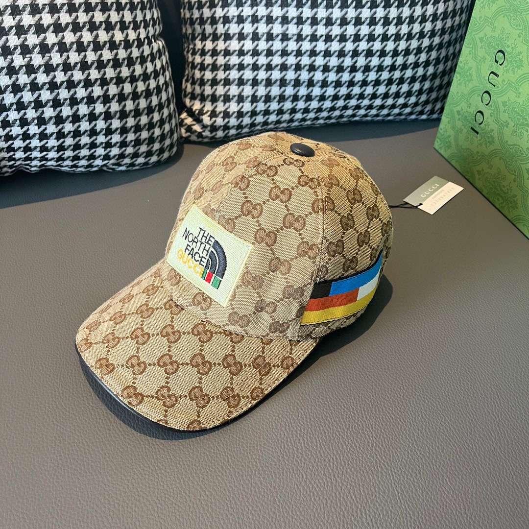 Gucci Baseball Hat Brown For Women