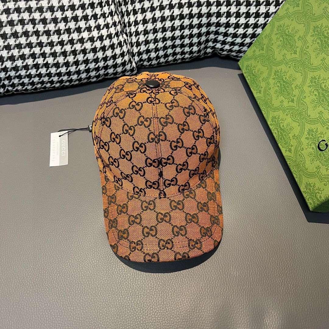 Gucci Baseball Hat Orange For Women