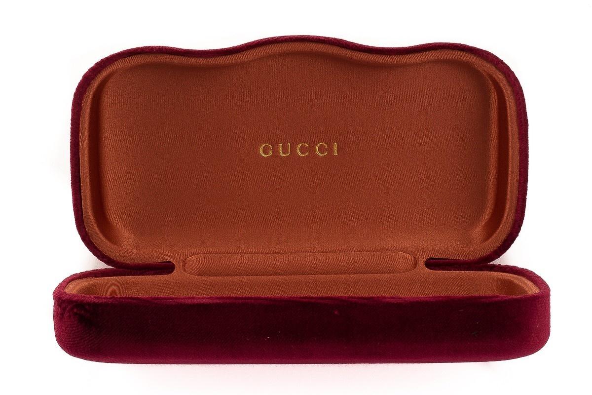 Boîtier de lunettes de soleil Gucci Bourgogne