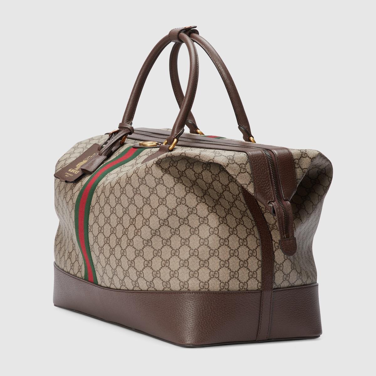 Gucci Duffle Bag Begie 18.9 In/ 48 Cm 760228 96IWT 8745