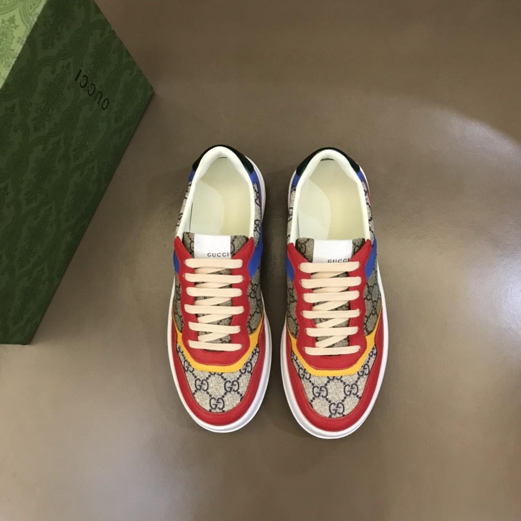 Gucci GG Sneaker Rouge pour hommes 726828 FABAV 4050