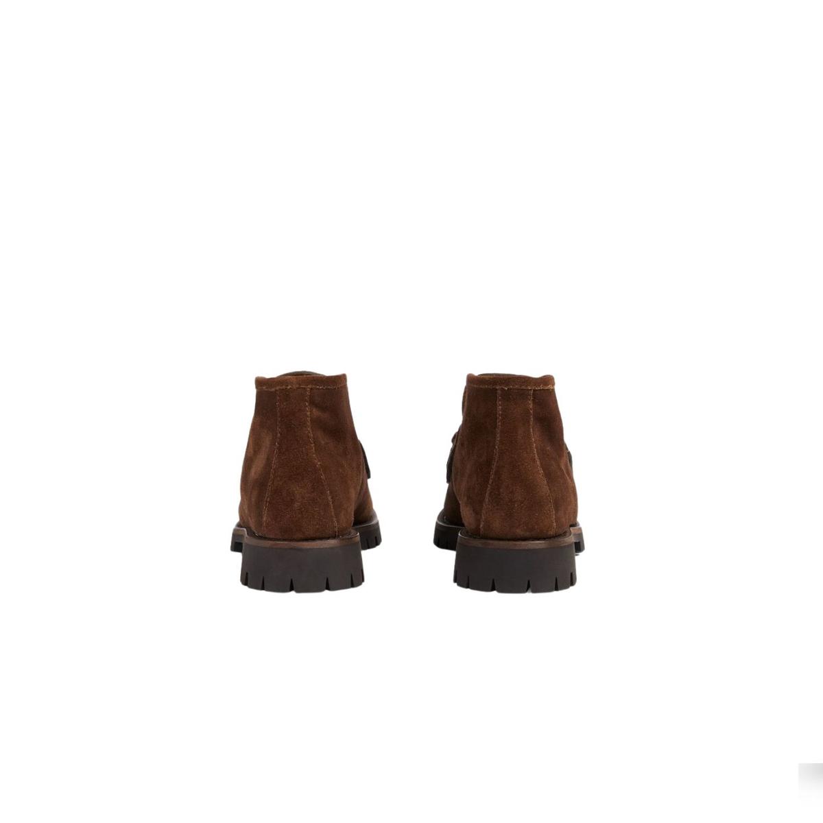 Bottes de cheville Gucci Horsebit Brown pour les femmes