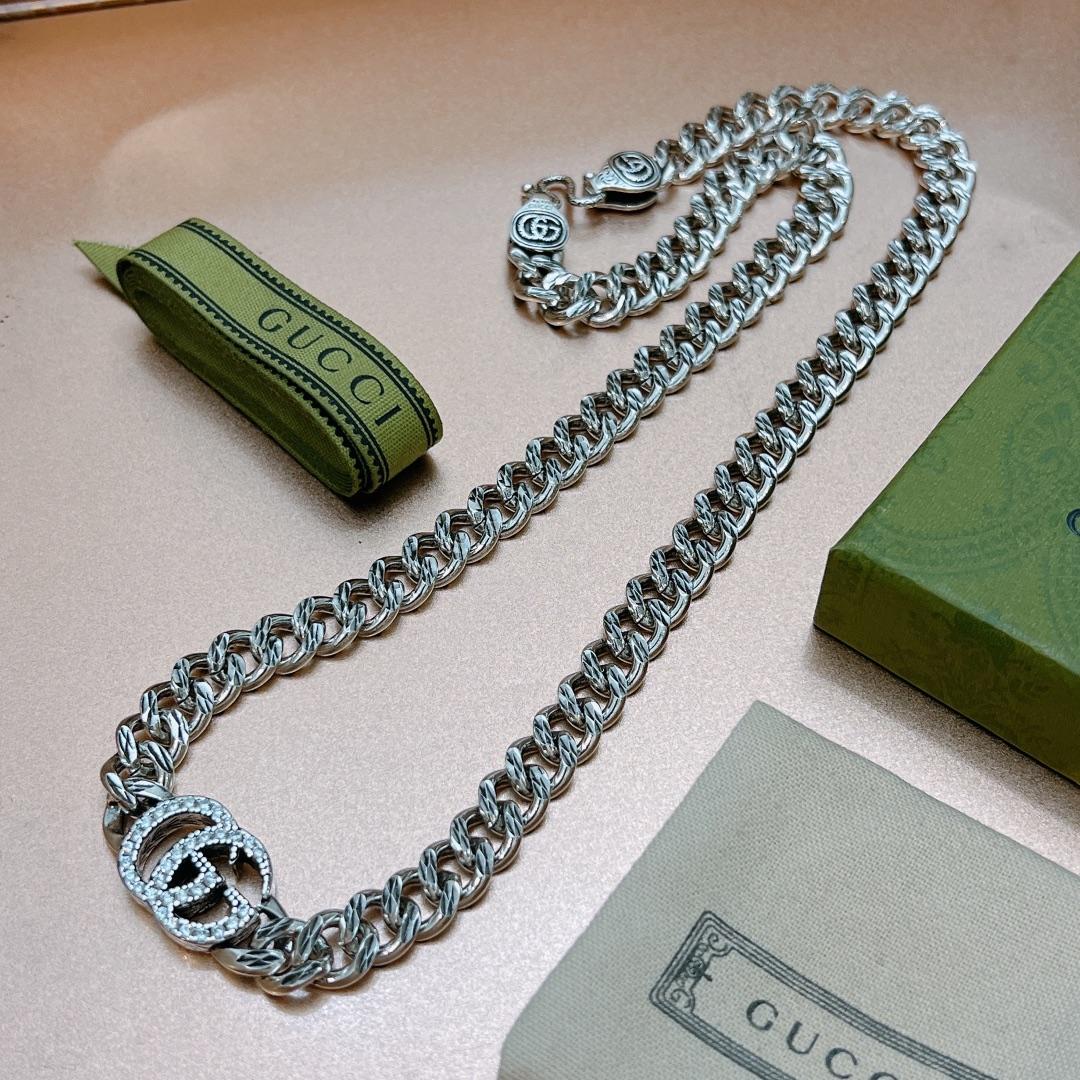 Gucci Necklace Chain Silver