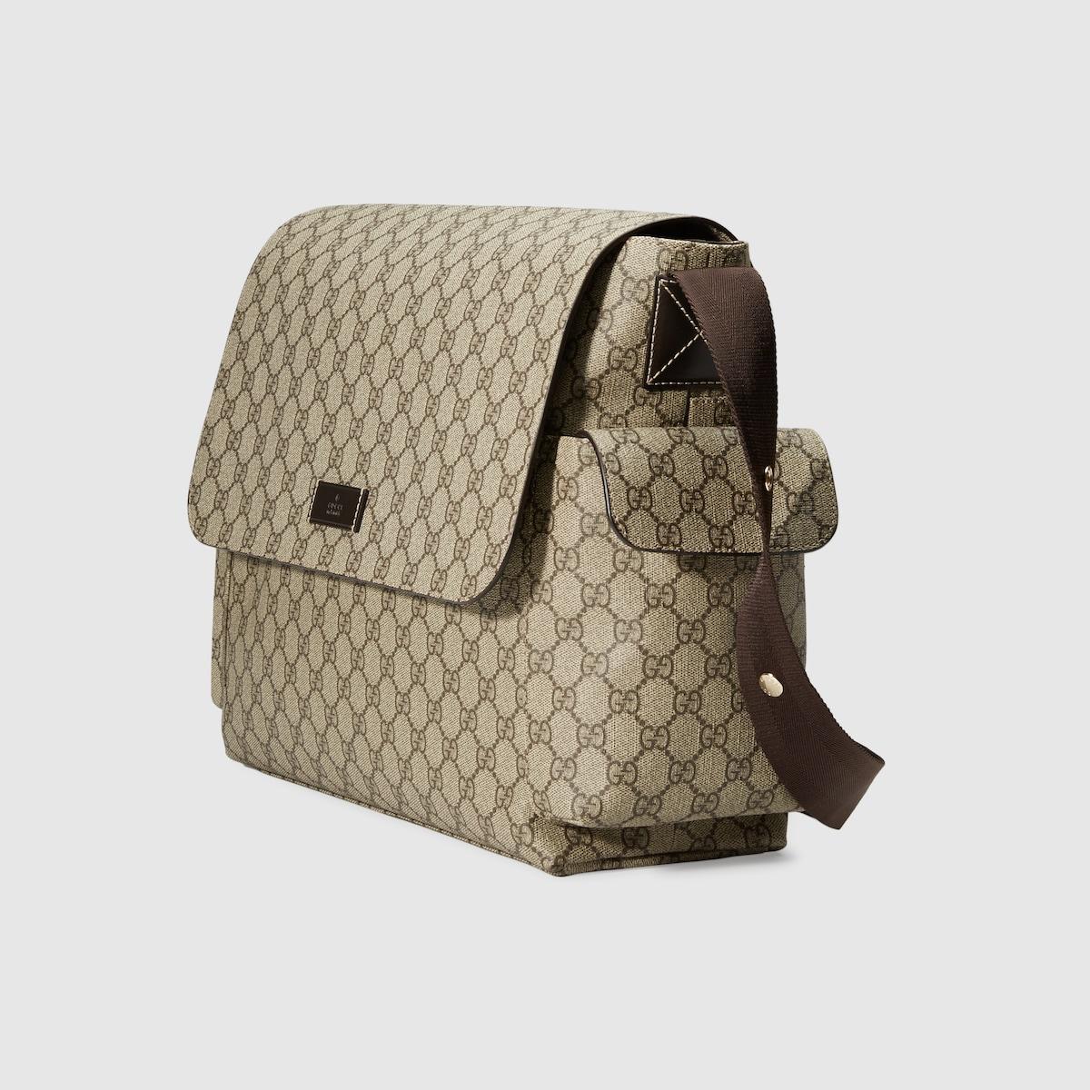 Sac à couches Gucci Plus Beige 17,3 po/ 44 cm 211131 KGDIG 8588