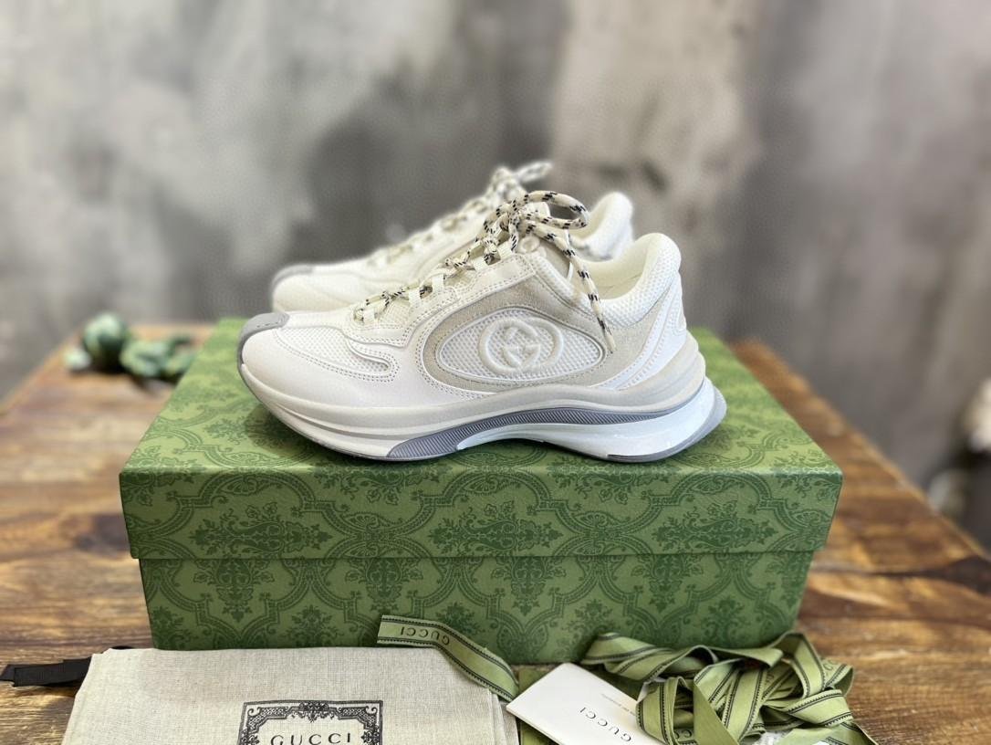 Gucci Run Snaker Blanc pour les hommes
