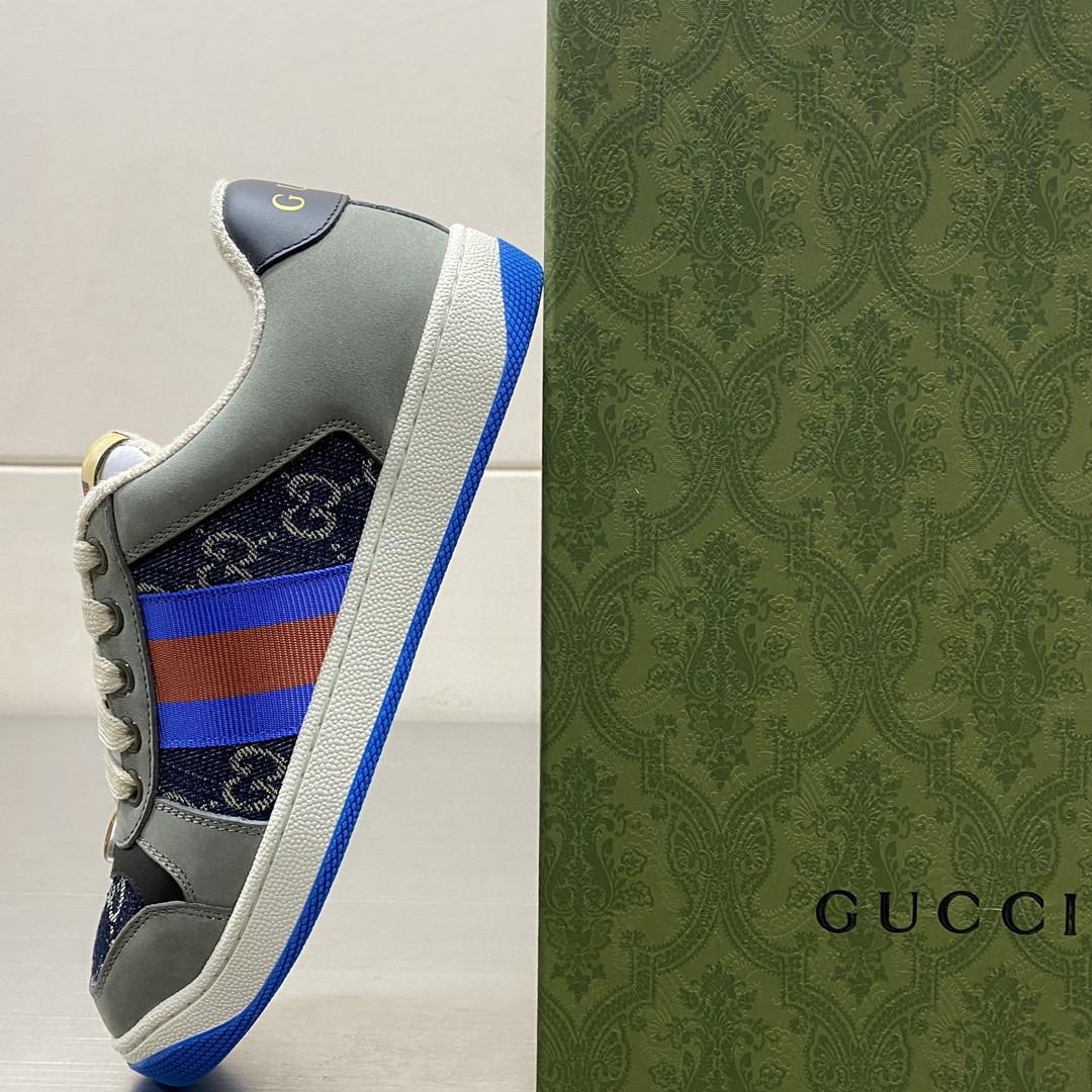 Gucci Screener GG Sneaker Gris foncé pour les hommes