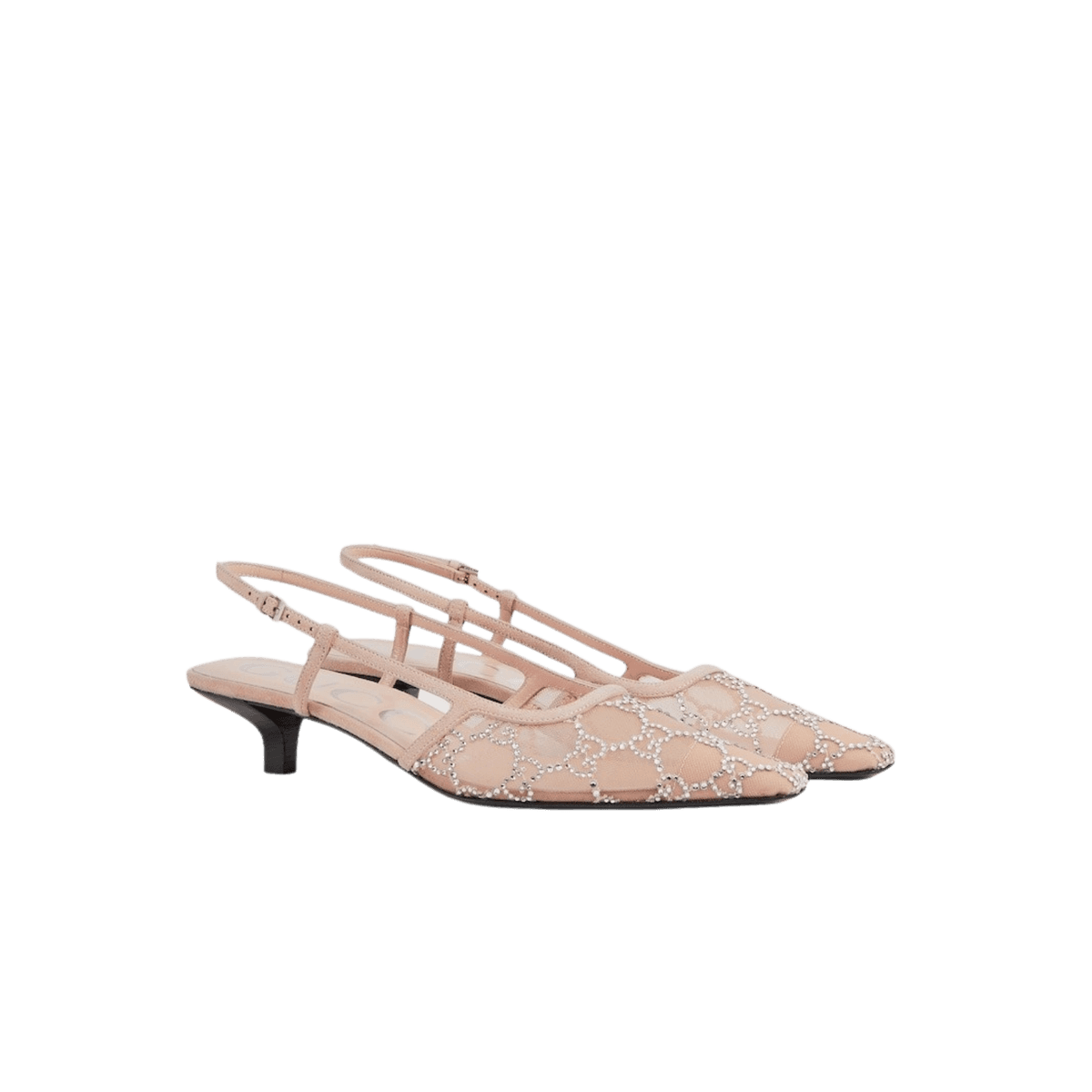 Pompe Gucci Slingback Beige pour femmes 674668 F13A0 9960