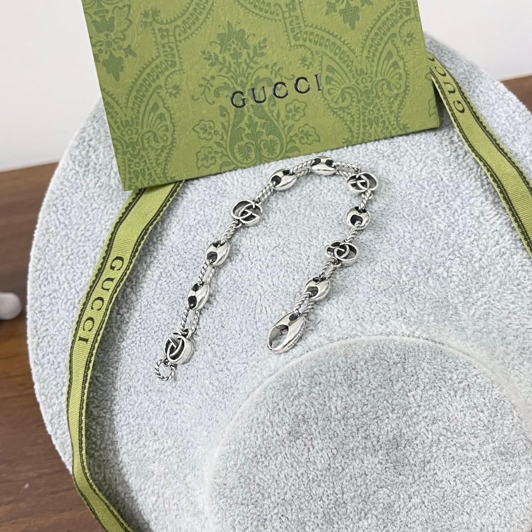 Bracelet de fleurs Gucci Twist Argent pour les femmes