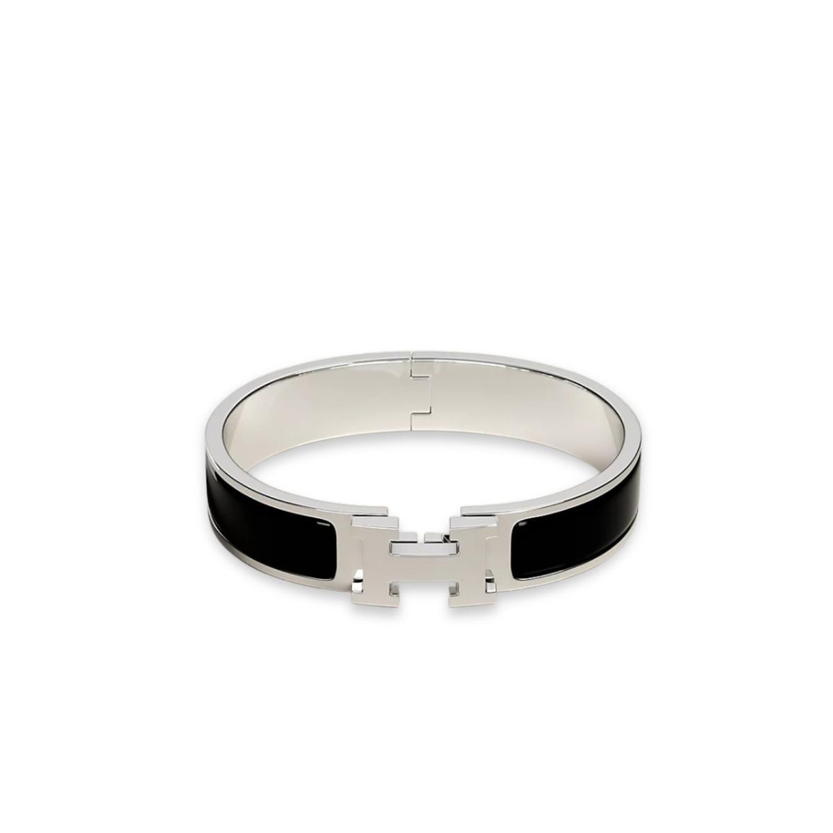 Hermès Clic H Bracelet Noir H700001FP01PM