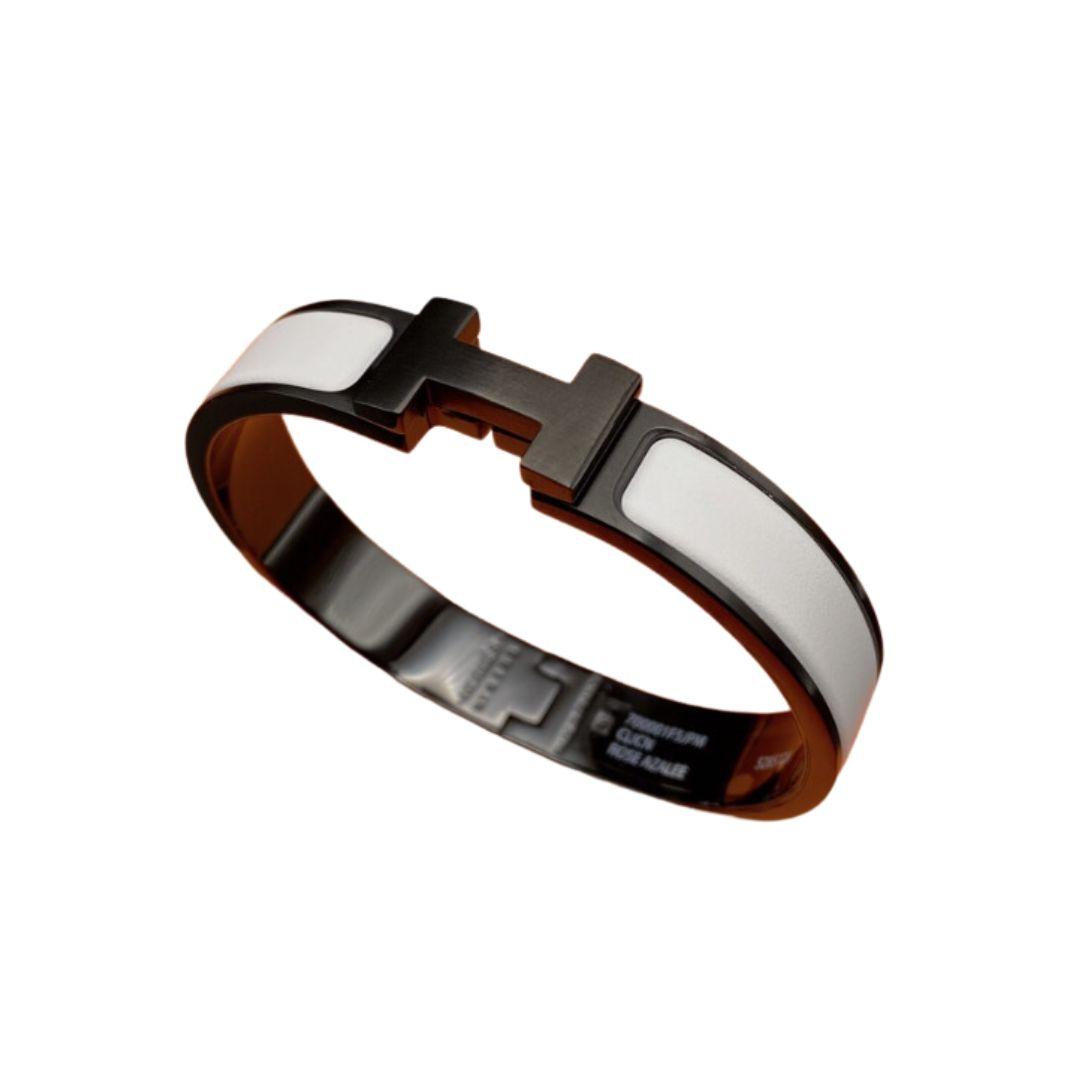 Hermes Clic Hh Bracelet blanc pour les hommes