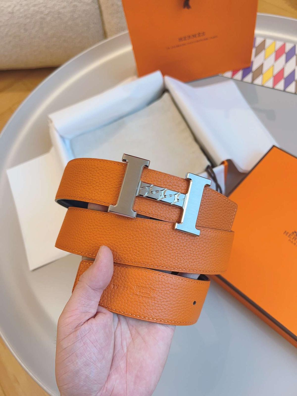 Hermes Constance Belt Buckle Brown For Women