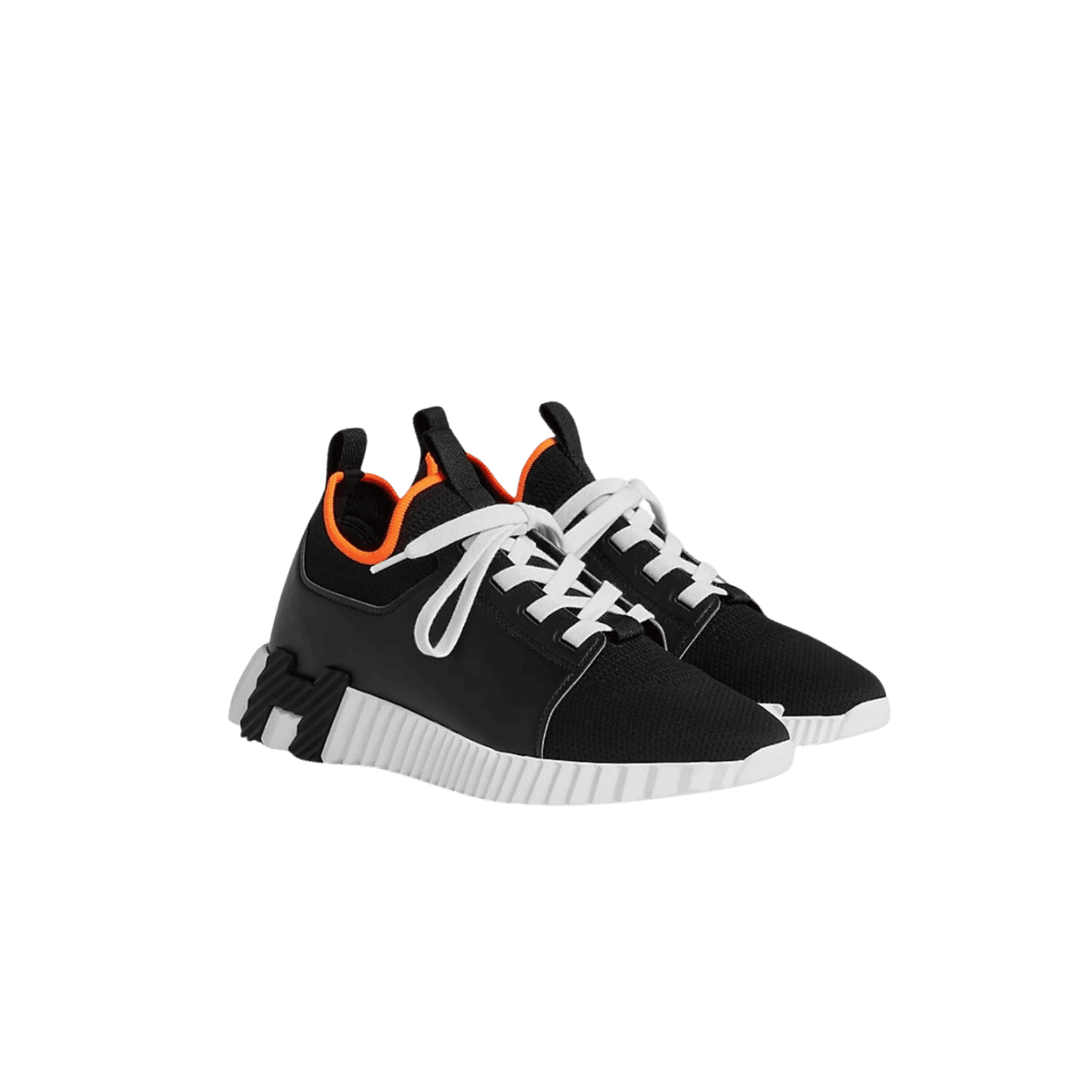 Sneakers à glissement noir pour hommes H231005Z 02360