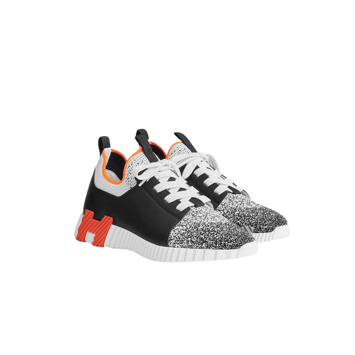 Sneakers à glissement noir/ gris pour hommes H231778ZH02410