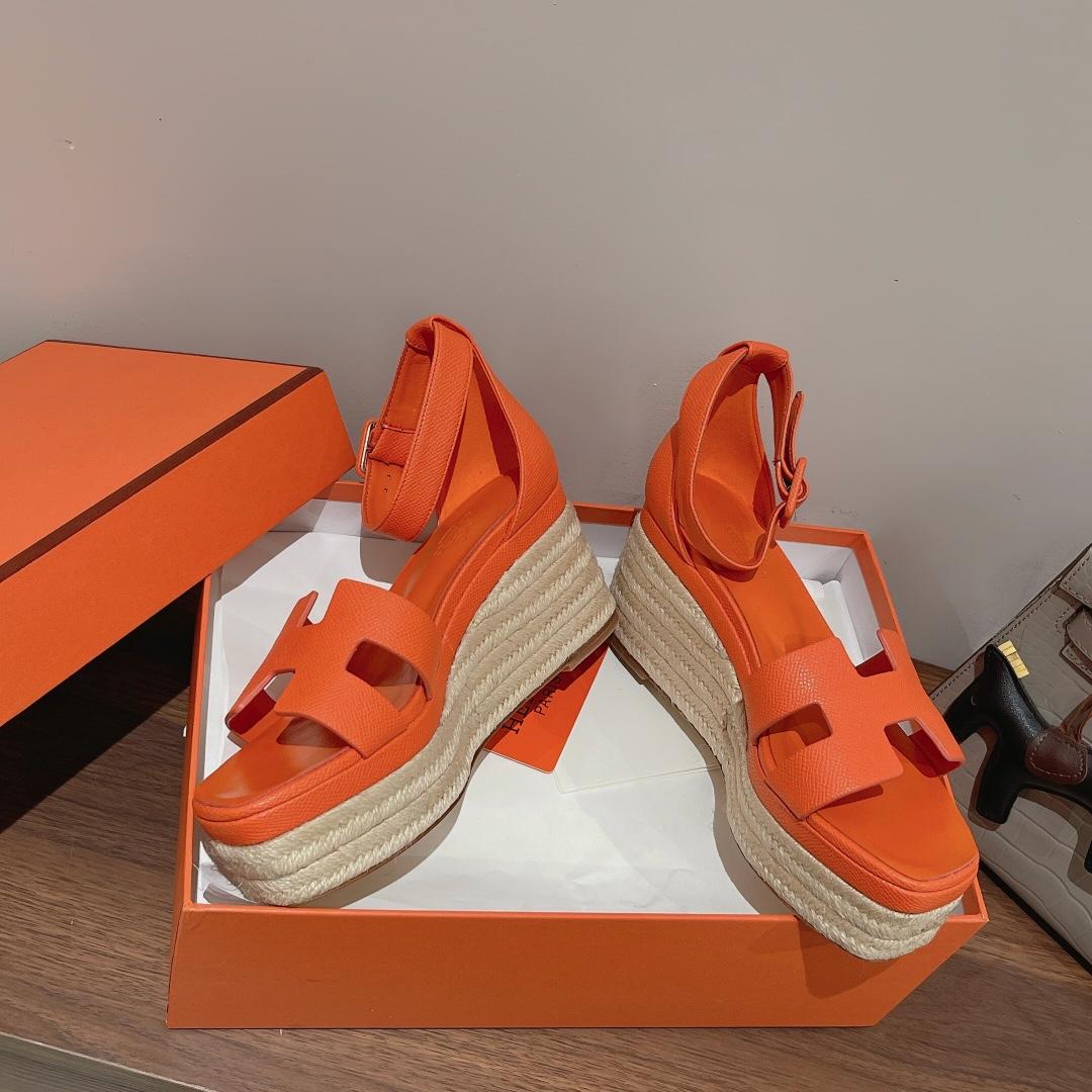 Poupée 40 Espadrilles Orange pour femmes 1,6in/4cm