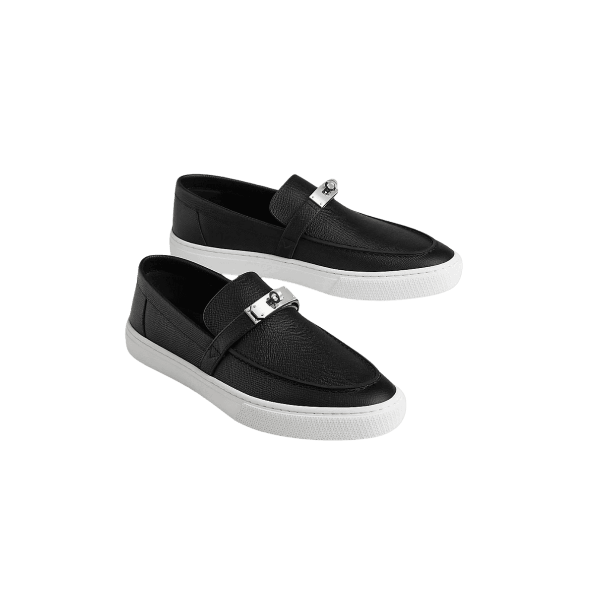 Sneakers Slip-on jeu de jeu noir pour les hommes H242854ZH01395
