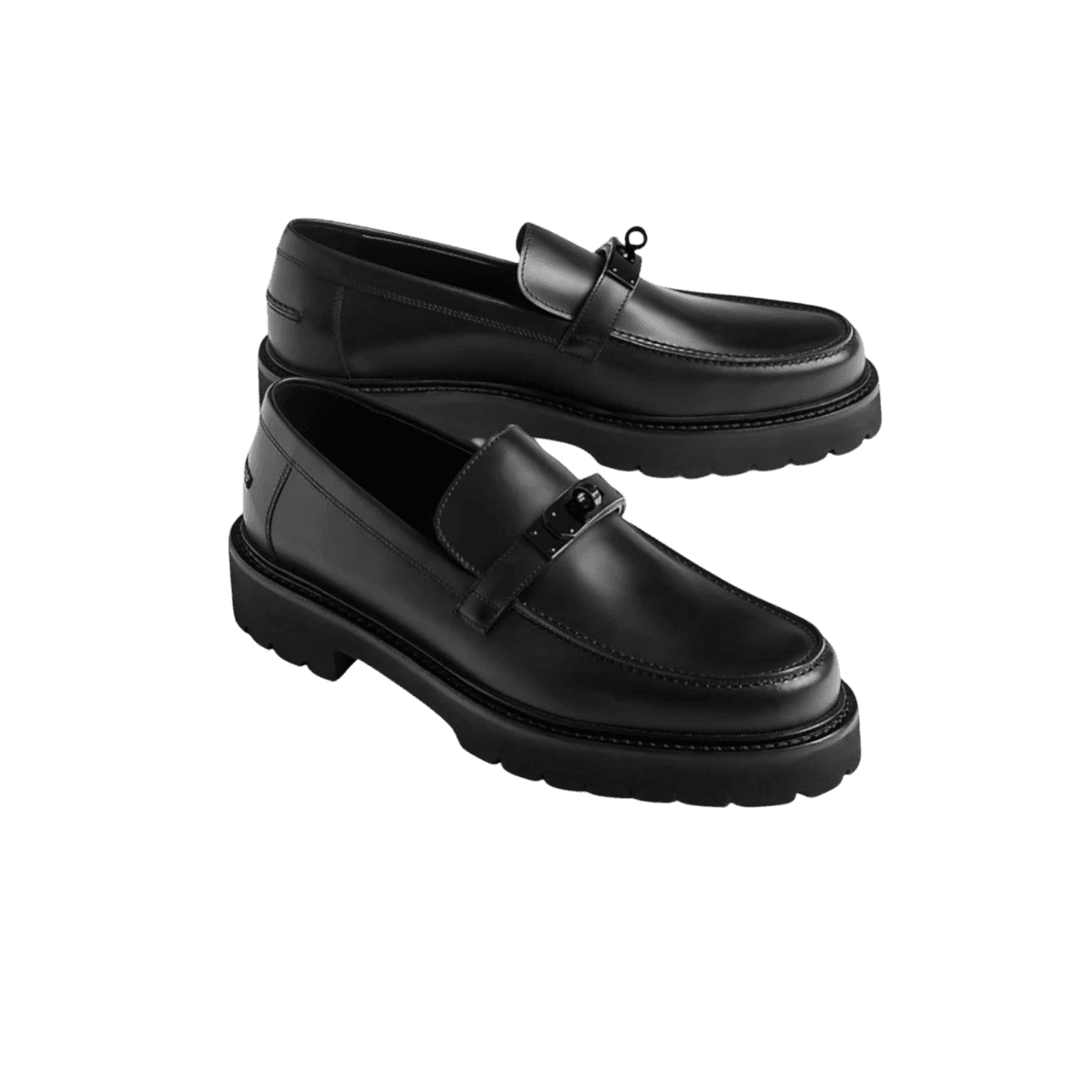 Hermes Icone Mocassins Noir pour hommes H241934ZA01450