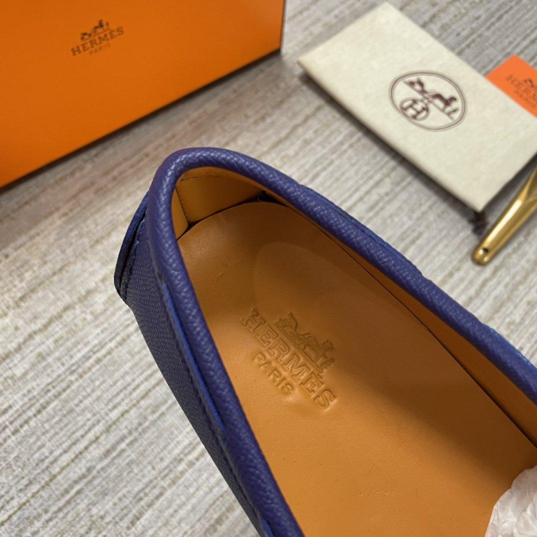Hermès Irving Loafer Bleu/Noir pour hommes