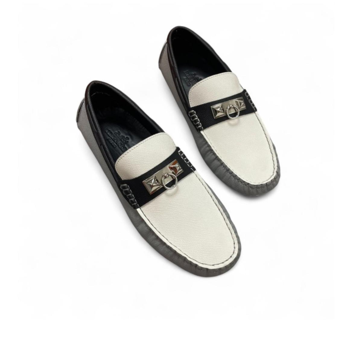 Hermes Irving Loafer Grey/White pour les hommes