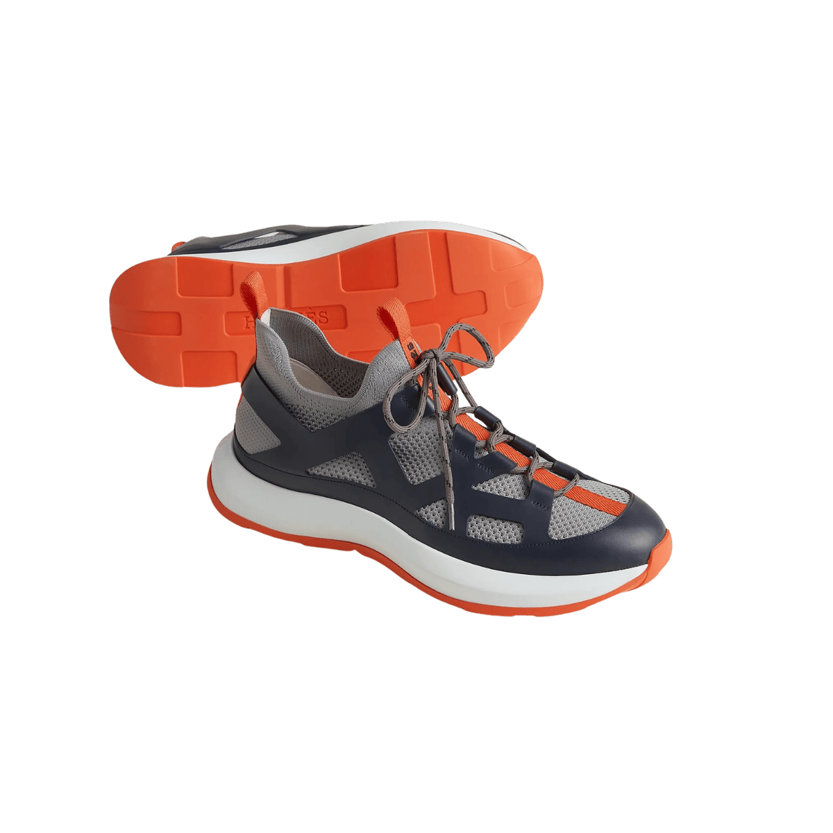 Hermes Katana Sneakers Gris Silex For Men H251981ZH68405