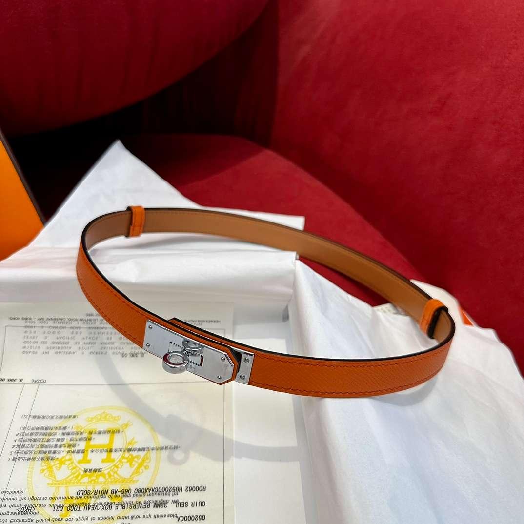 Hermes Kelly 18 Belt Brown For Women
