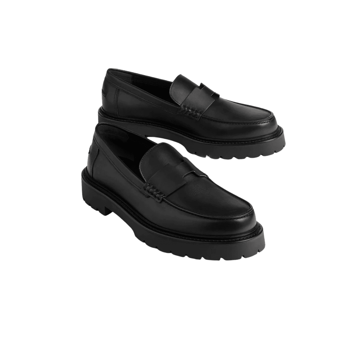 Hermes Klement Loafers Noir pour hommes H251998ZA01400