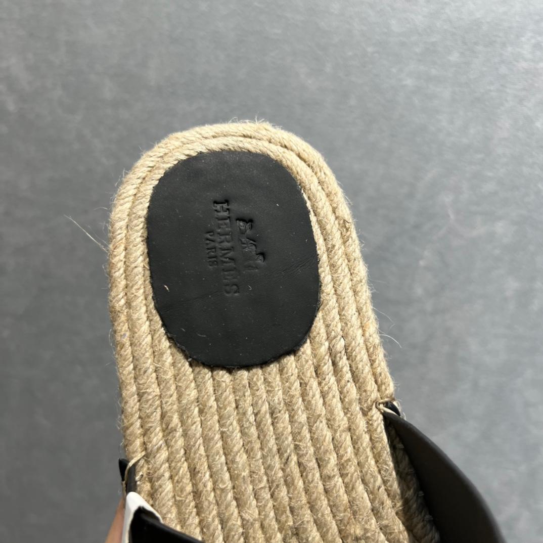 Hermes Old Espadrilles Noir pour les hommes
