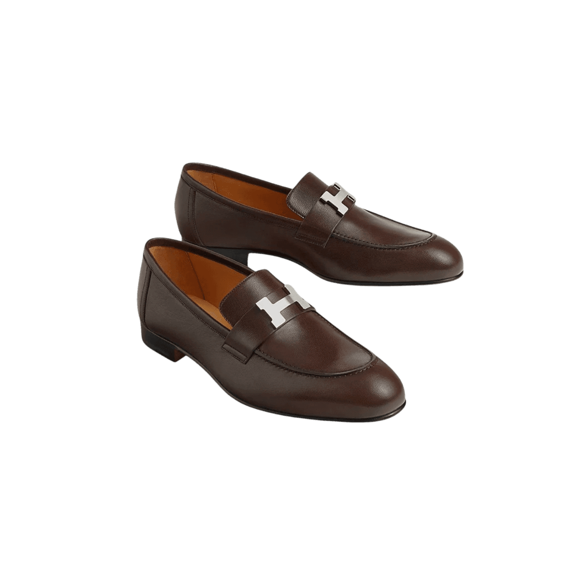 Hermes Paris Loafers Brown pour hommes H231930ZAME400