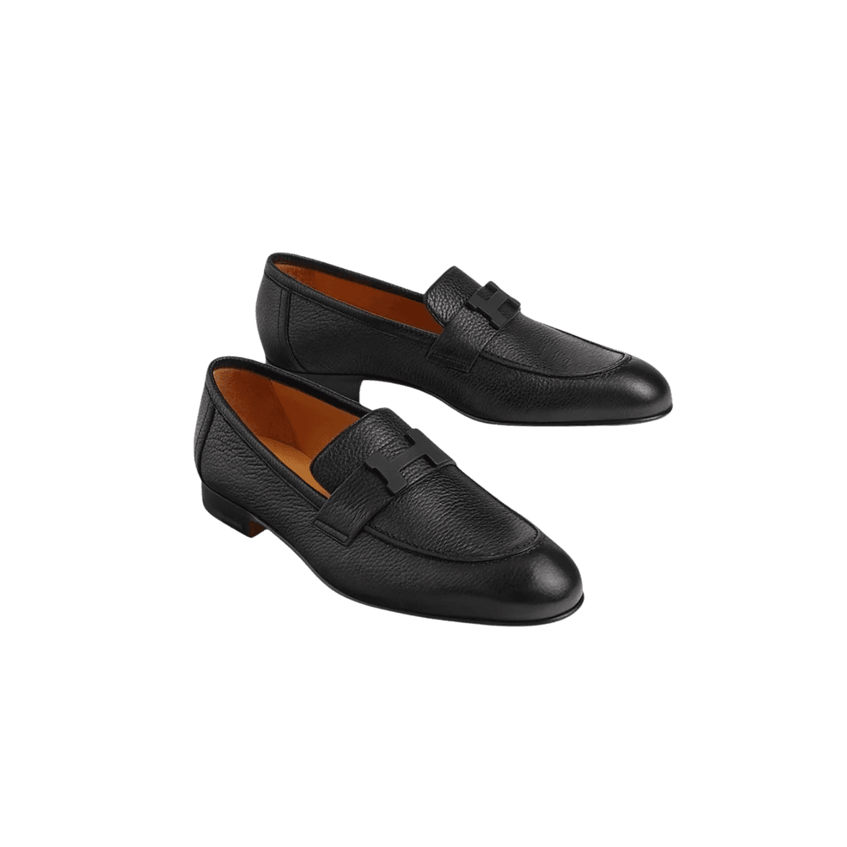 Hermes Paris Loafers Noir pour les hommes