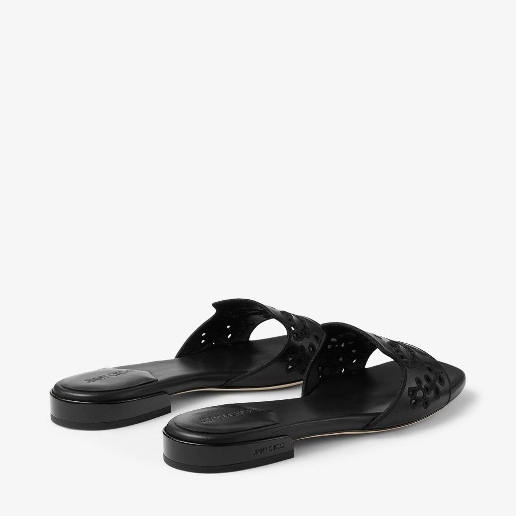 Jimmy Choo Ariane Flat Black For Women ARIANEFLATDXA