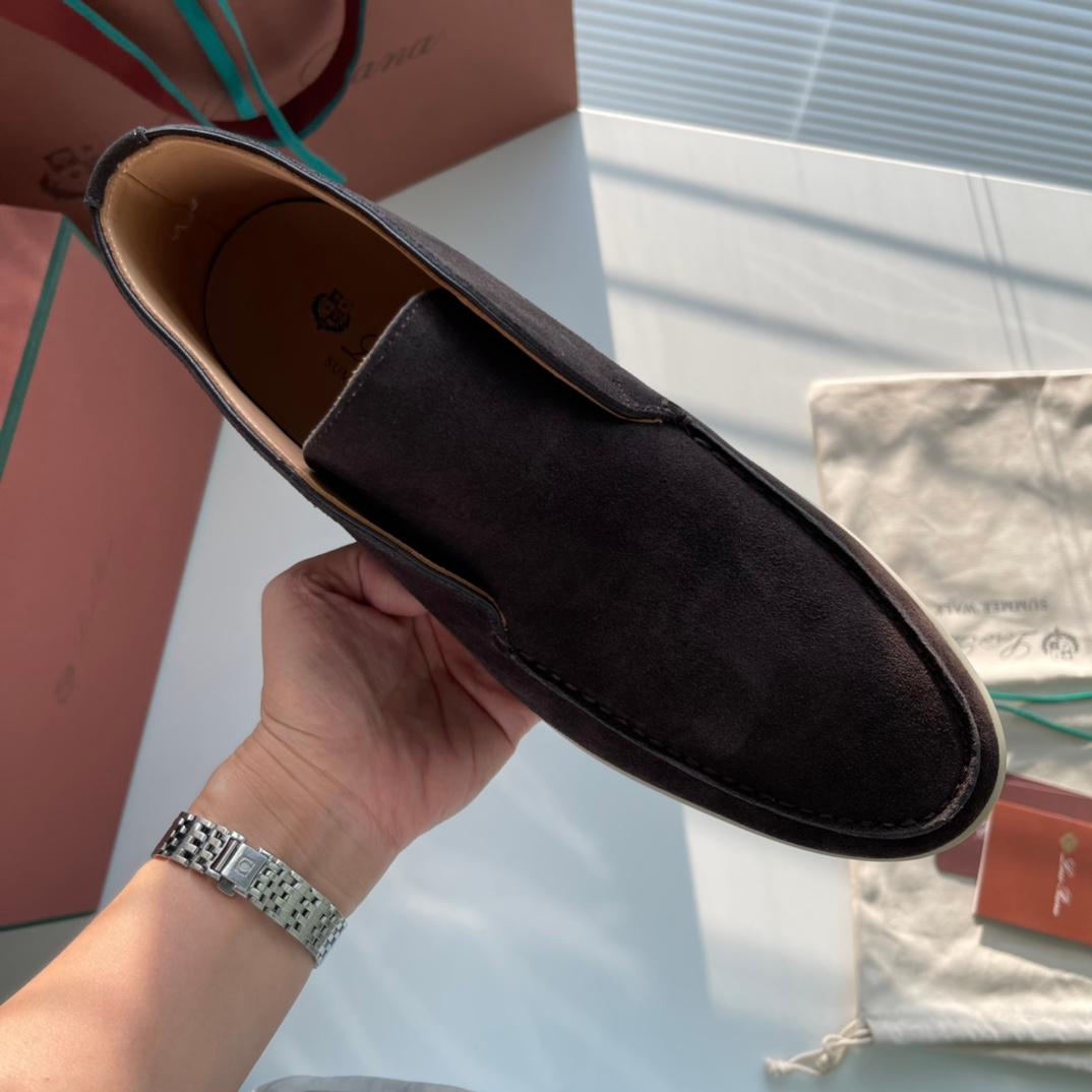 Loro Piana Open Walk Bottes chocolat pour les femmes