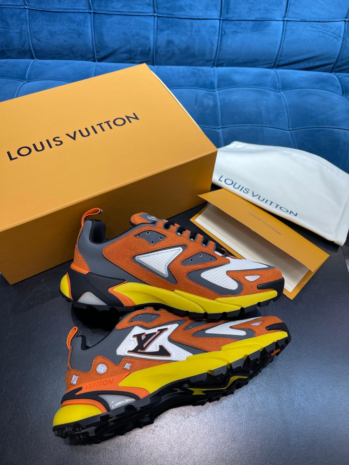 Louis Vuittion LV Runner Tatic Sneaker Orange For Men LV