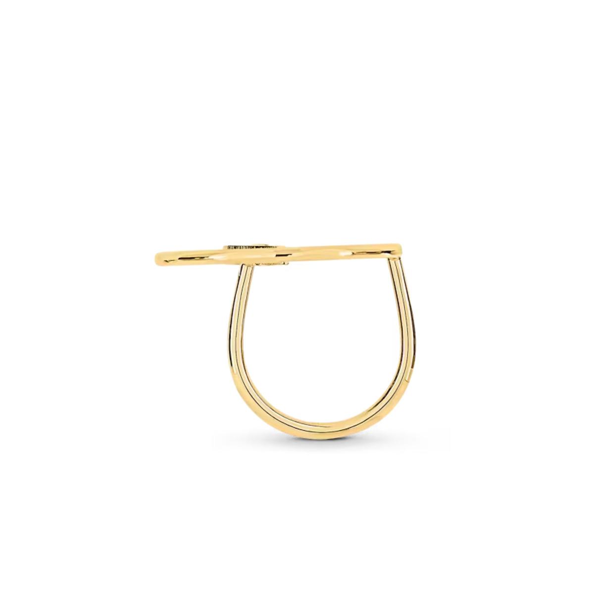 Louis Vuitton Eclipse Bague Gold For Women M00768