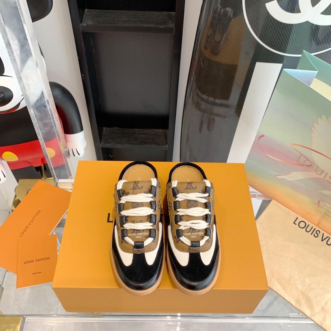 Louis Vuitton Lous Sneaker Monogram Canvas Black For Men
