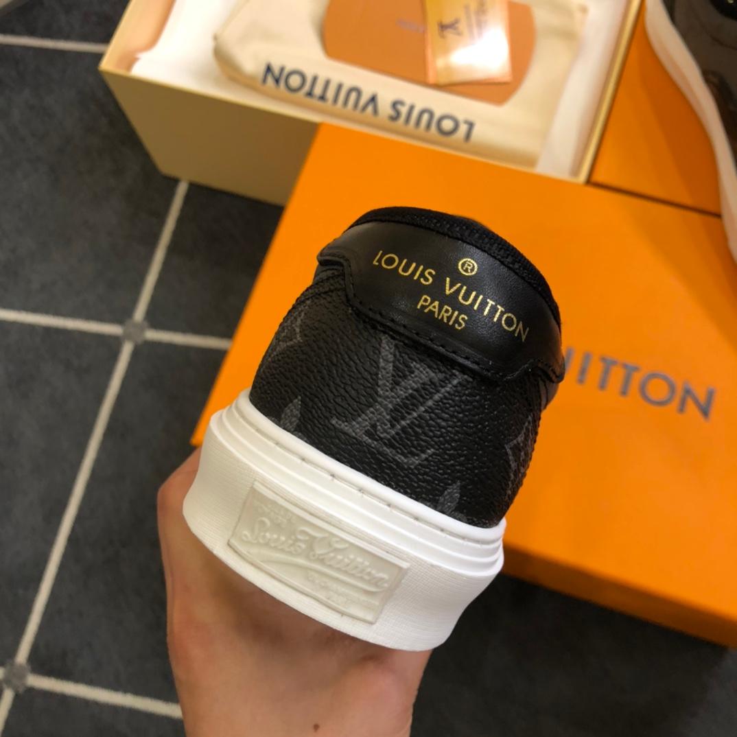 Louis Vuitton LV Trocadero Richelieu Sneaker Black For Men LV