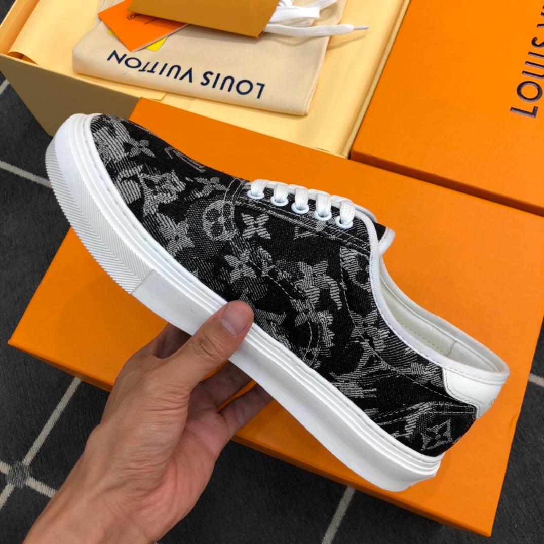 Louis Vuitton LV Trocadero Richelieu Sneaker Black For Men LV