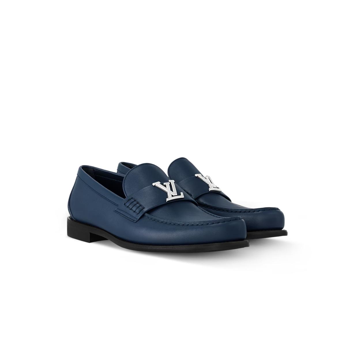 Louis Vuitton Major Loafer Marine pour hommes 1AHPQ9