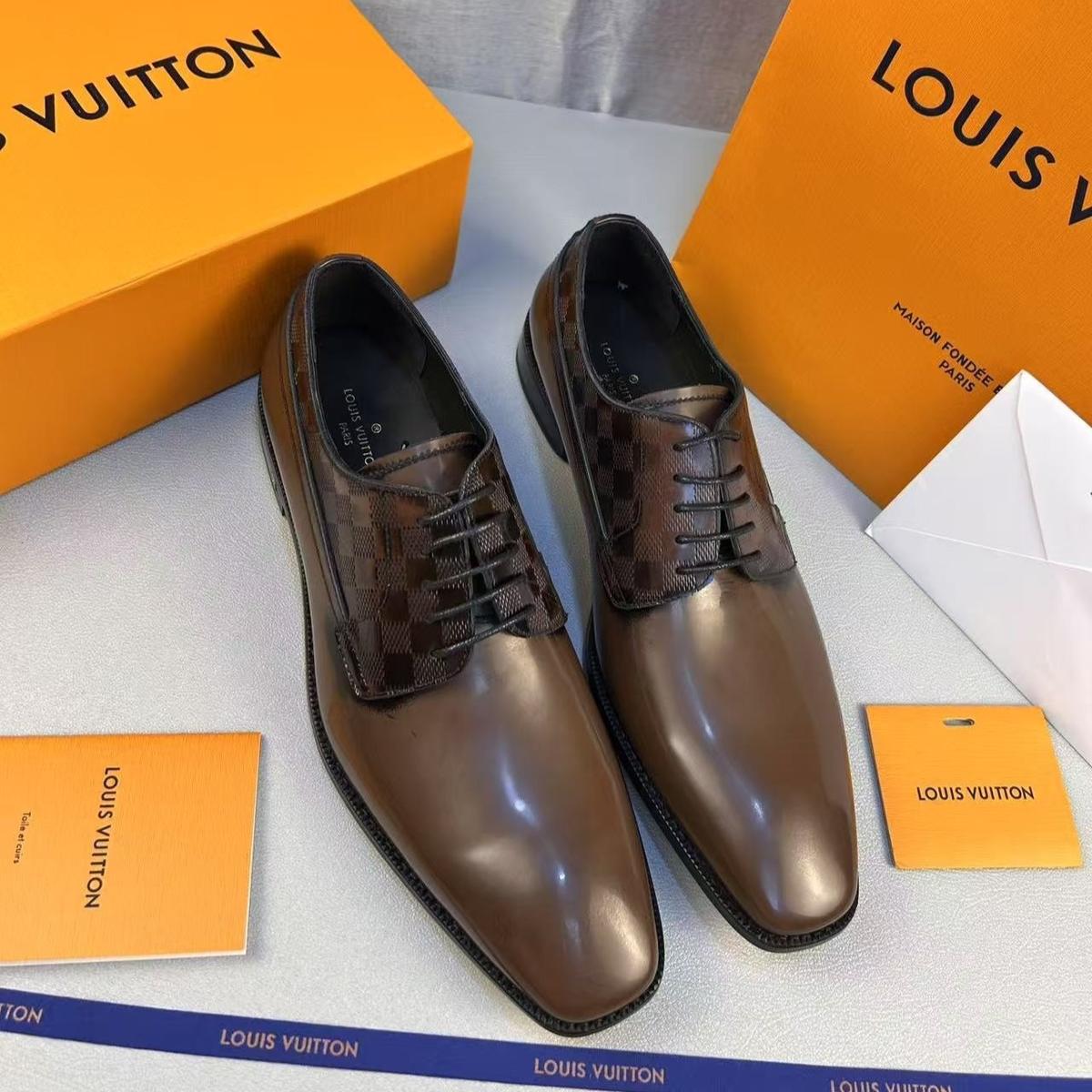 Louis Vuitton Ministre Derby Brown pour les hommes