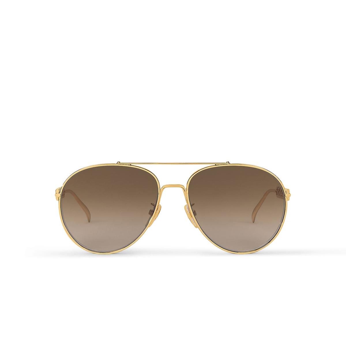Lunettes de soleil Louis Vuitton My LV Chain Pilot Or pour Femmes Z1539W