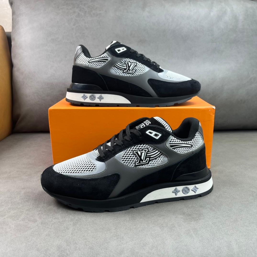 Louis Vuitton Run Away Sneaker Black For Men LV 1A9J17
