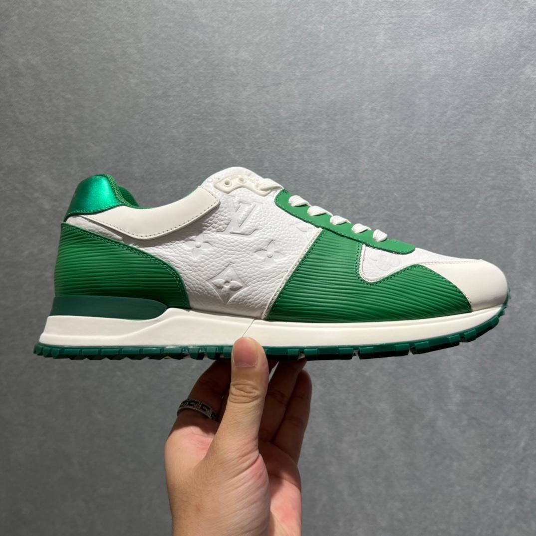 Louis Vuitton Run Away Sneaker Green For Men LV